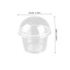 IWOWHERO 20pcs Dessert Cups with Lids Thick Material Smooth Surface Easy to Store Ideal for Parties Daily Use view 2