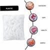 LABRIMP 400pcs Disposable Food Covers Elastic Bowl Covers for Food Preservation Keep Dishes Fresh for Picnics and Leftovers Dust Easy to Store and Carry view 4