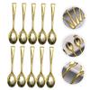 KOMBIUDA 48pcs Mini Disposable Spoons Elegant Dessert Spoons for Parties Weddings Catering Versatile Mini Pudding Ice Cream for Home Restaurant Use view 3