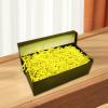 2LB Fluorescent Yellow Crinkle Cut Paper Shred Filler, Paper Shreds for Basket Fillers, Birthday, Gift Wrapping, Anniversary, Wedding, Halloween, Thanksgiving, Christmas Gift Decor Party Filler view 4