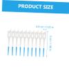 NOLITOY 320pcs Elastic Interdental Oral Cleaners Brush for Plaque Removal Tooth Scrapers Dental Tools for Home Use view 2