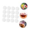 LABRIMP 200pcs Disposable Bowl Covers Elastic Food Dust Covers for Kitchen Storage for Leftovers Picnics and Barbecues Safe and Lightweight Pe Material view 3