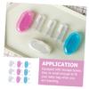GOOHOCHY 9pcs Teeth Cleaner Newborn Finger Toothbrush Silicone Brush Ergonomic Design Oral Massager for Boy Girl view 4