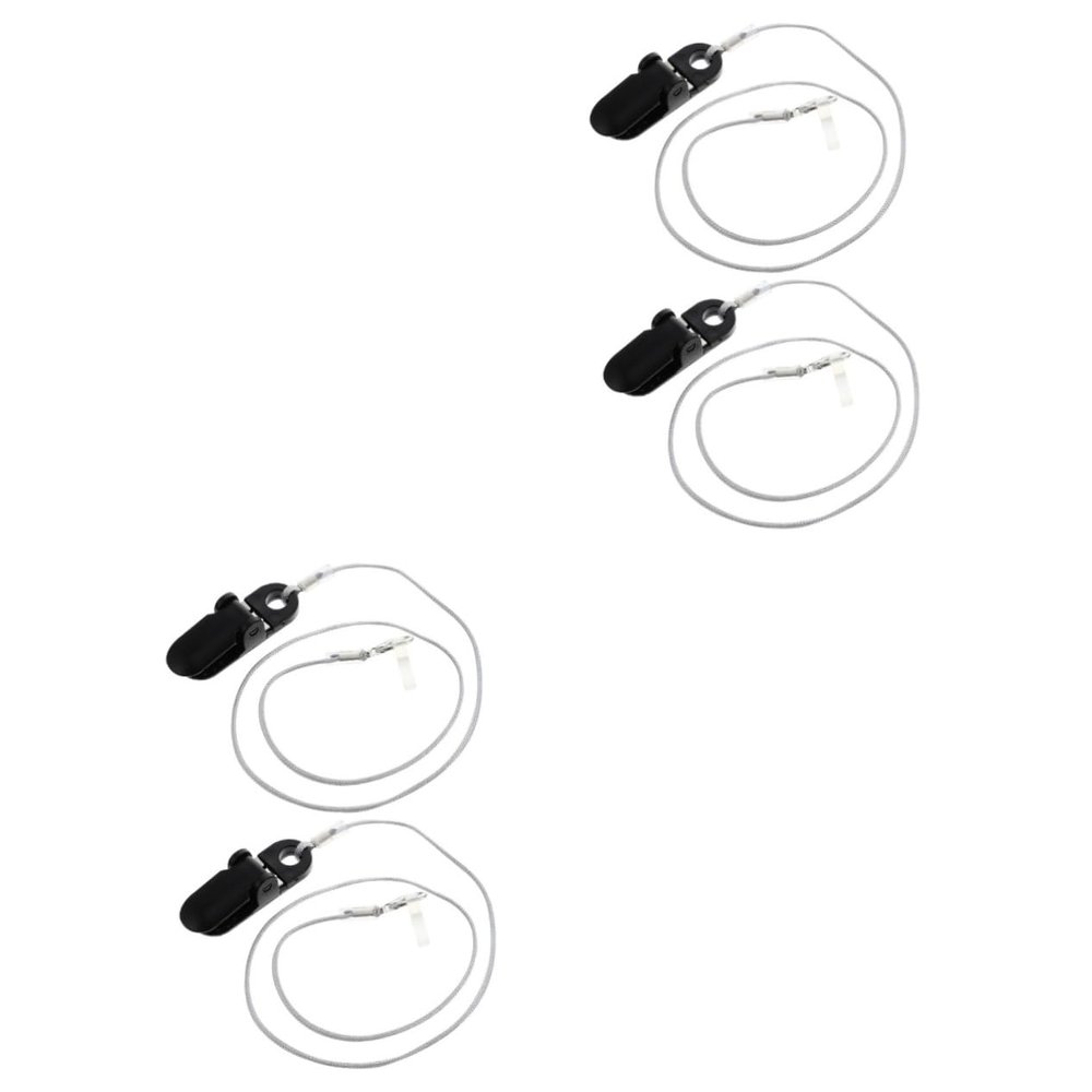 FOMIYES 4pcs Hearing Aid Lanyard Portable Rechargeable Hearing Aids Clip Protector