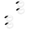 FOMIYES 4pcs Hearing Aid Lanyard Portable Rechargeable Hearing Aids Clip Protector view 1