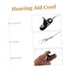 FOMIYES 4pcs Hearing Aid Lanyard Portable Rechargeable Hearing Aids Clip Protector view 4