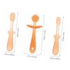 GOOHOCHY 1set Portable Silicone Toothbrush and for Boy Girl Oral Care Soft Bristles for Gentle Cleaning Lightweight and Travel-Friendly view 2