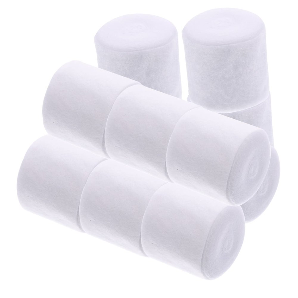 TOVINANNA 12rolls Gypsum Cotton Bandage Gauze for First Aid Elastic Buckle Design Athletic Sports Wrap