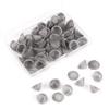 100 Pieces Stainless Steel Mesh Clean Screens 1/2 Inch Pipe Screens with Tapered Design with a Storage Box view 1