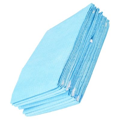 ULTECHNOVO 10pcs Disposable Adult Bibs for Eating Lightweight Clothing Protector for Seniors Elders and Disabled Patients Breathable and Practical Mealtime