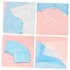 ULTECHNOVO 10pcs Disposable Adult Bibs for Eating Lightweight Clothing Protector for Seniors Elders and Disabled Patients Breathable and Practical Mealtime view 3