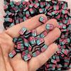 10mm Eraser Sprinkles, Polymer Clay Back to School Sprinkle Slices, Nail Art Slices, Faux Sprinkles (Multicolor, 30 gram Bag) view 1