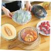 FUNOMOCYA Elastic Edging Plastic Wrap Cover 300pcs Disposable Fresh-keeping Storage Bag for Kitchen view 4