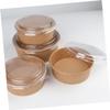 SEWOART 10pcs Disposable Paper Bowls with Lid Heavy-duty Kraft Takeout Containers for Soup Salad and Meal Prep for Restaurants and Parties view 4