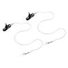 OHPHCALL 2pcs Hearing Aid Clip Holder Lanyard Lost Rope for Seniors Lightweight Design for Travel Convenient Retention Cord for Binaural and Single Ear Use view 1
