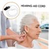 OHPHCALL 2pcs Hearing Aid Clip Holder Lanyard Lost Rope for Seniors Lightweight Design for Travel Convenient Retention Cord for Binaural and Single Ear Use view 3