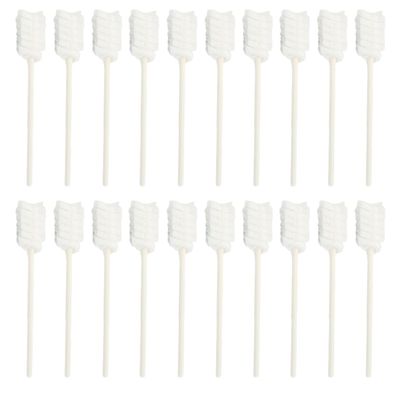 FOMIYES Ngue Coating Remover for Boys and Girls 30pcs Disposable Gauze Tongue Brush Gentle on Early Oral for Infants