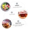 SHOWERORO 200pcs Disposable Elastic Bowl Covers Food Preservation Plastic Wraps Safe Pe Material for Kitchen Use for Storing Leftovers and Meal Prep view 2