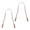 SEWOART 2pcs Tongue Scrapers Ergonomic Oral Cleaning Devices for and Tongue and Design for Daily Use view 1