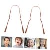 SEWOART 2pcs Tongue Scrapers Ergonomic Oral Cleaning Devices for and Tongue and Design for Daily Use view 2