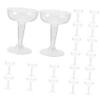 BIUDECO 20pcs Shooter Cups Single Use Margarita Glasses Disposable Cocktail Cups Dessert Wine Glasses view 1