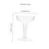BIUDECO 20pcs Shooter Cups Single Use Margarita Glasses Disposable Cocktail Cups Dessert Wine Glasses view 2