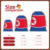 BGSHJVF Korean Flag Print Holiday Drawstring Gift Bags,Christmas Gift Wrapping Sacks Pouches For Xmas Presents Party Favor view 4