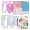 FRCOLOR 9pcs Boy Girl Finger Toothbrush Silicone Boys and Girls Toothbrush Oral Cleaning Brush Gentle for Years Old Travel Storage Boxes view 3