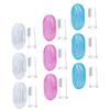 BCOATH 9pcs Finger Toothbrush Soft Silicone Oral Cleaning Brushes for Storage Boxes Double-Sided Design for Gentle Gum Massage for Years view 1