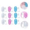 BCOATH 9pcs Finger Toothbrush Soft Silicone Oral Cleaning Brushes for Storage Boxes Double-Sided Design for Gentle Gum Massage for Years view 4