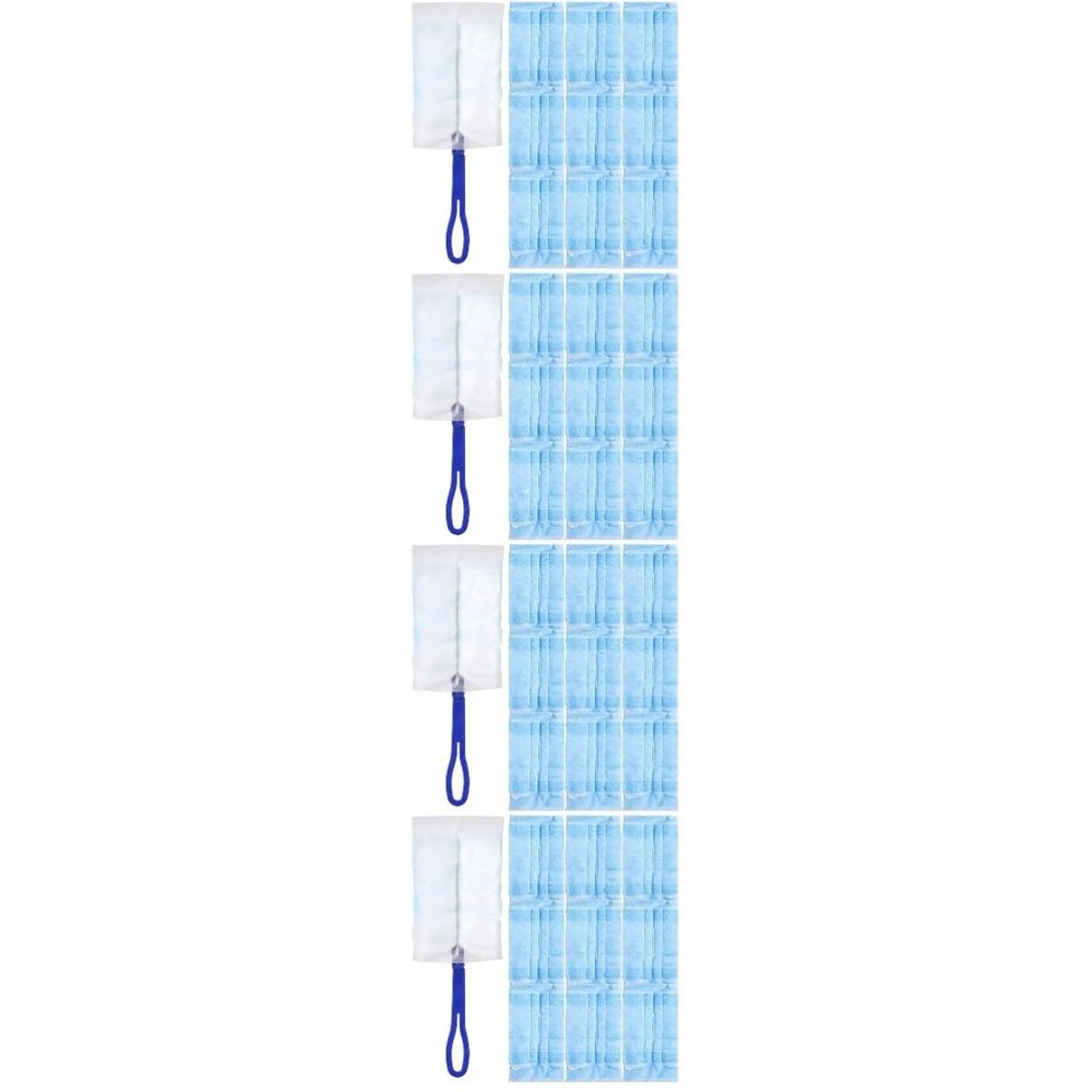 ABOOFAN 4sets Handheld Electrostatic Duster with Replacement Cloths for Efficient Household Cleaning for Furniture Ceiling Fans and Window Blinds Professional Cleaning Supply