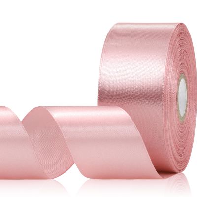 Aoropo Rose Gold Satin Ribbon 1-1/2 Inch 30 Yards, Rose Gold Ribbon for Flower Bouquet, Gift Wrapping, Crafts, Birthday, Christmas, Wedding and Bow Making