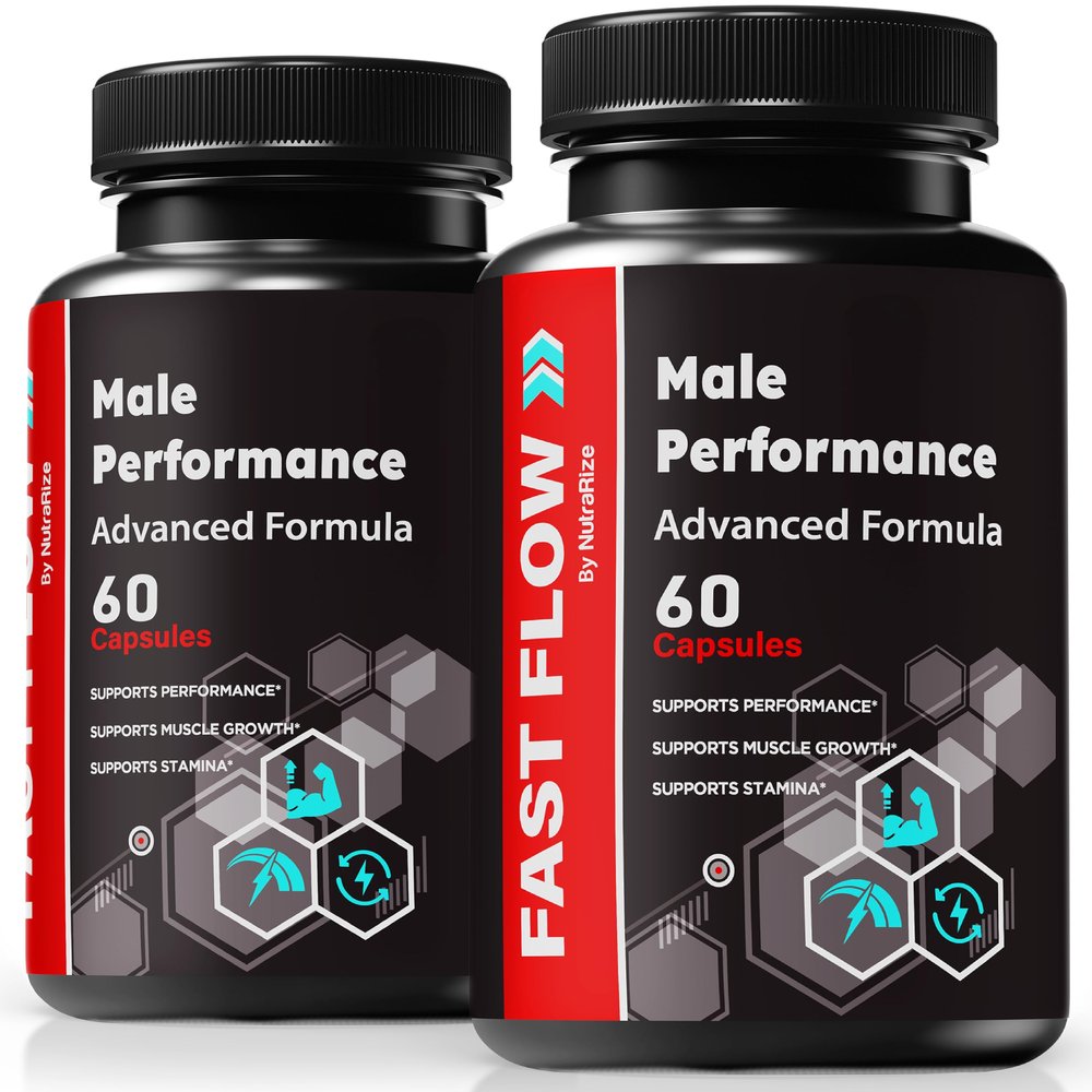 (2 Pack) Fast Flow Pills for Men, Official Fast Flow Formula to Support Male Performance and Stamina, All-Natural Blend to Maintain Health and Energy Levels, Premium FastFlow ME Review (120 Capsules)