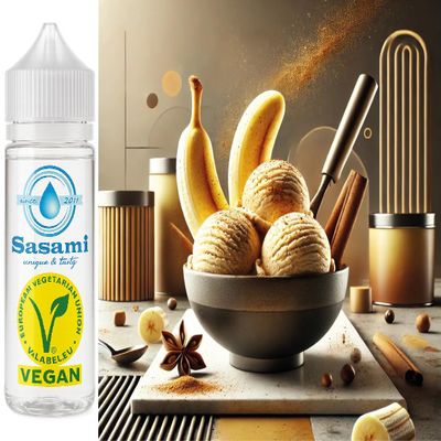 Banana Cinnamon Ice Cream Flavor Concentrate Vegan Sasami 10ml