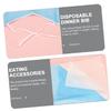 GLEAVI 10pcs Disposable Bibs for Men Women Adult Bibs for Eating Meals Household Protector view 3
