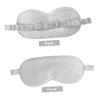 Baluue Natural Silk Eye Mask Blindfold Sleep Mask for Women Men Raised Nasal Bridge view 2
