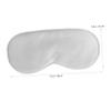 Baluue Natural Silk Eye Mask Blindfold Sleep Mask for Women Men Raised Nasal Bridge view 3