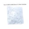 HOLIDYOYO 300pcs Disposable Elastic Edging Food Preservation Bags Transparent Pe Plastic Wrap Cover for Kitchen Outdoor Use Keeping Food Fresh and Tidy view 2