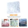 HOLIDYOYO 300pcs Disposable Elastic Edging Food Preservation Bags Transparent Pe Plastic Wrap Cover for Kitchen Outdoor Use Keeping Food Fresh and Tidy view 3