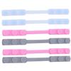 FRCOLOR 6pcs Mask Hooks Mask Strap Extender Silicone Material Ear Strap Hooks for Outdoor Activities Random Color view 1