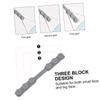 FRCOLOR 6pcs Mask Hooks Mask Strap Extender Silicone Material Ear Strap Hooks for Outdoor Activities Random Color view 3