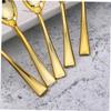 Hoement 48pcs Mini Dessert Spoons Disposable Plastic Cake Spoons for Parties Weddings and Birthdays Smooth Edges for Safe Use for Appetizers and Desserts view 3