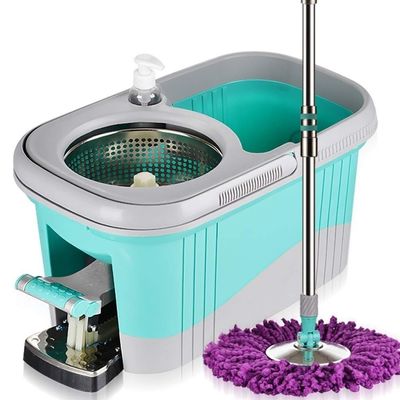 Microfiber Mop Floor Cleaning System-Washable Pads, for Hardwood, Laminate and Tile Cleaning with Soft Padding and Handles, Suitable for Wood, Walls, Kitchens