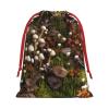 MUFLVDX Wild Mushroom Print Christmas Gift Bags,Multi Purpose Drawstring Gift Pouches,For Xmas,Weddings,Parties,Gifts,Candy view 2