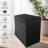 100 Pack Linen Like Black Napkins Disposable Guest Paper Hand Towels for Bathroom Soft Absorbent Decorative Dinner Napkins Wedding Party Cocktail Reception Event, 12" x 17" view 3