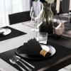 100 Pack Linen Like Black Napkins Disposable Guest Paper Hand Towels for Bathroom Soft Absorbent Decorative Dinner Napkins Wedding Party Cocktail Reception Event, 12" x 17" view 4