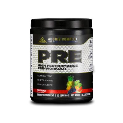 Adonis Complex PRE | High-Performance Pre-Workout | Fruit Punch
