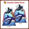 KHiry Christmas Gift Bags With Drawstring Burlap Gift Bags Orca Killer Whale Drawstring Bag Reusable Xmas Wrapping Bag for Party Burlap Bags for Wedding Storage Home Supplies view 3