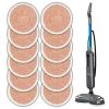 (12 Pack) 3897A Replacement Mop Pads Compatible with Bissell SpinWave SmartSteam Scrubbing Steam Mop 3897A 3712C 3712W, Spinning Scrubbing Mop Pads, Heavy Duty Scrubby Mopping Pad, Orange Pads 6 Sets view 1