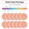 (12 Pack) 3897A Replacement Mop Pads Compatible with Bissell SpinWave SmartSteam Scrubbing Steam Mop 3897A 3712C 3712W, Spinning Scrubbing Mop Pads, Heavy Duty Scrubby Mopping Pad, Orange Pads 6 Sets view 4